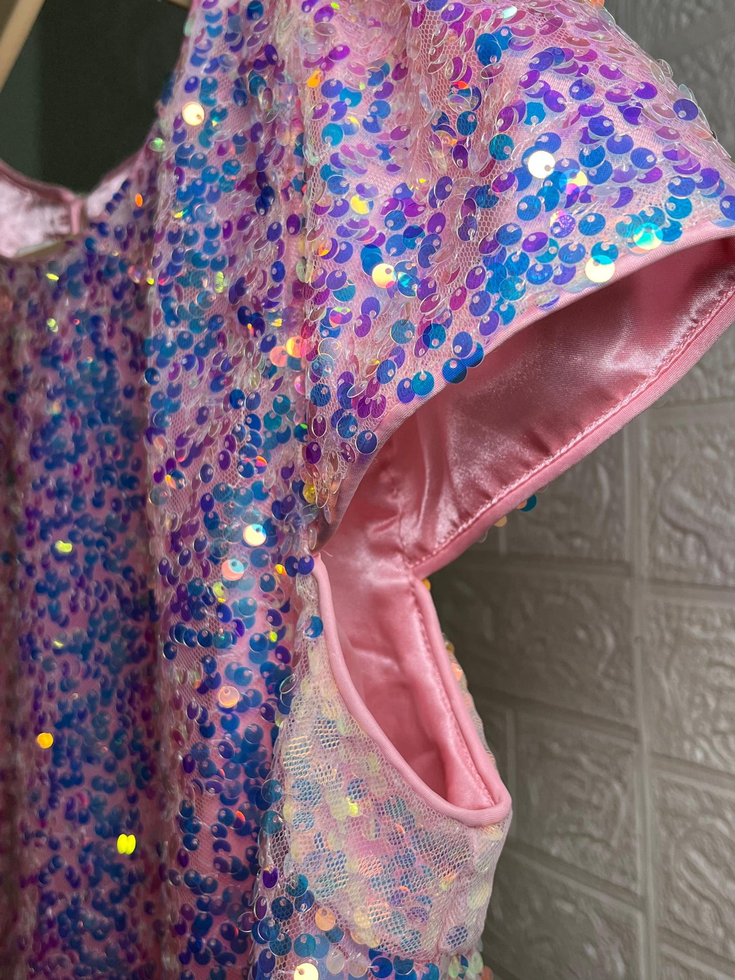 01. Cute Pink Sequin Top