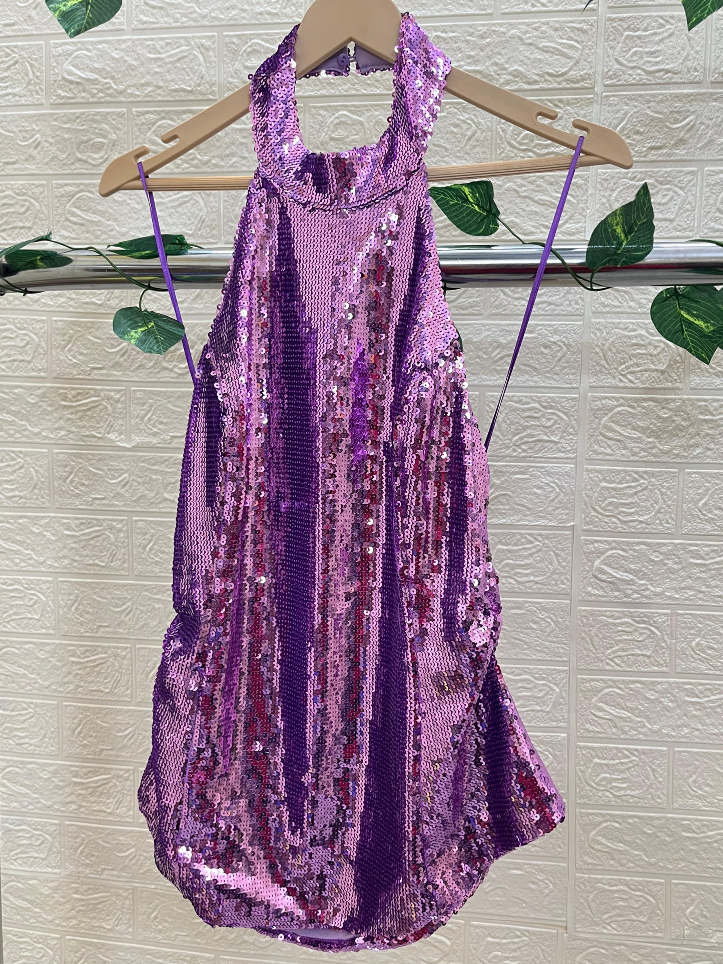 04. Lavender Zara Backless Top