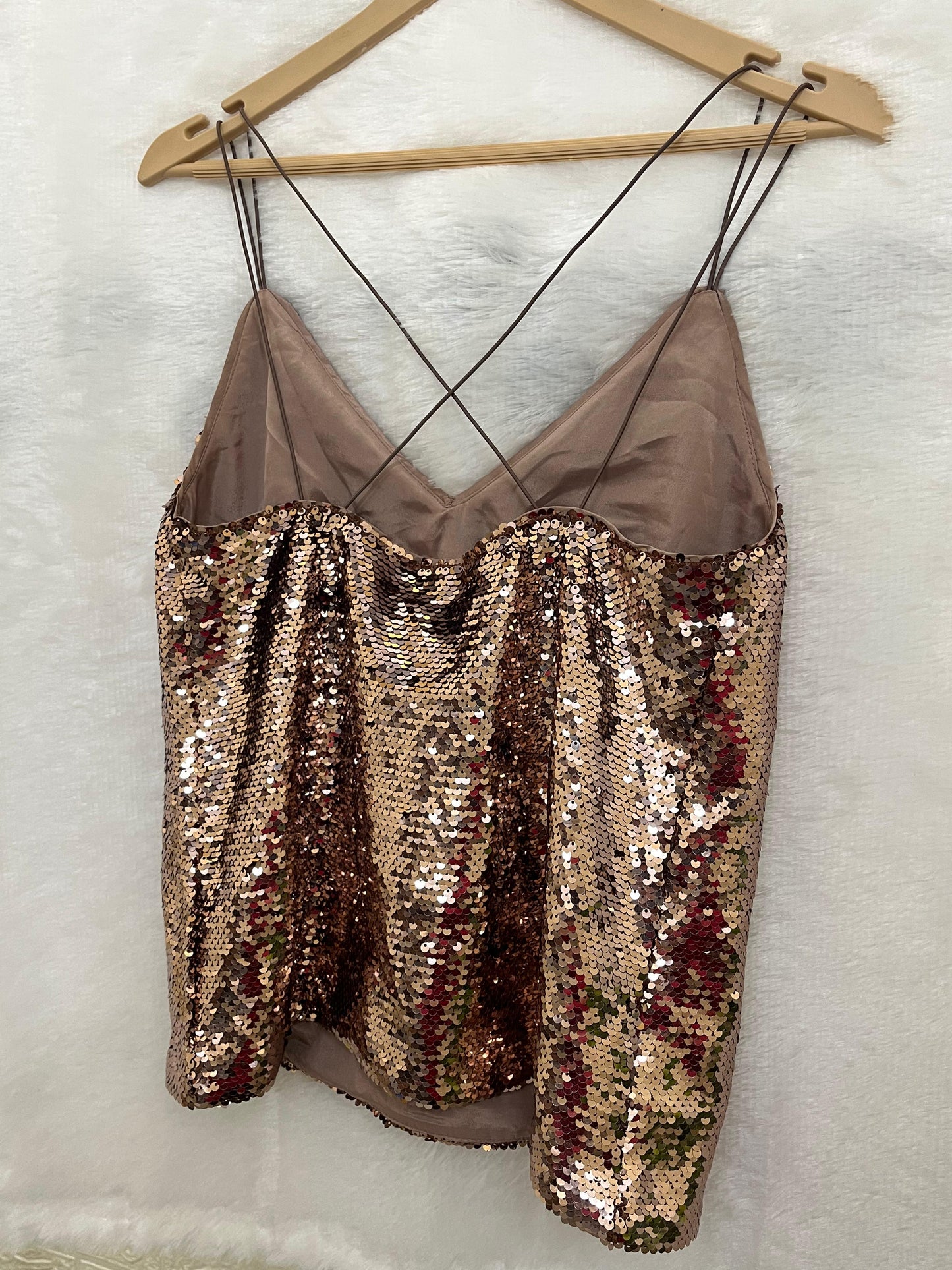 05. Criss-Cross Brown Top