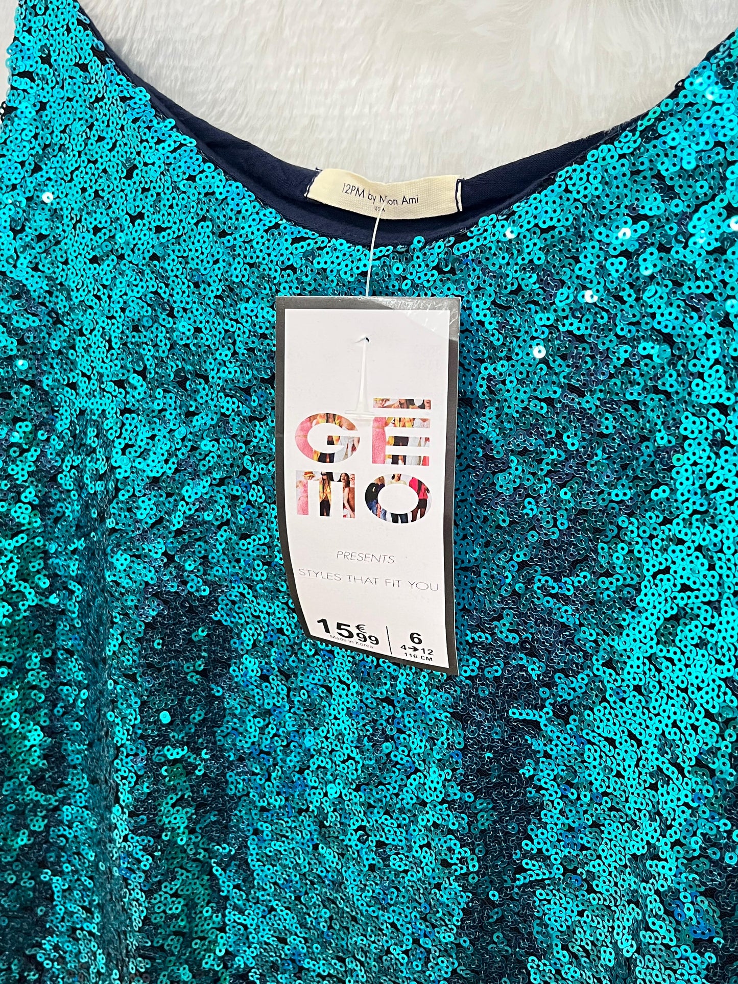 18. Duel Tone Sequin Top