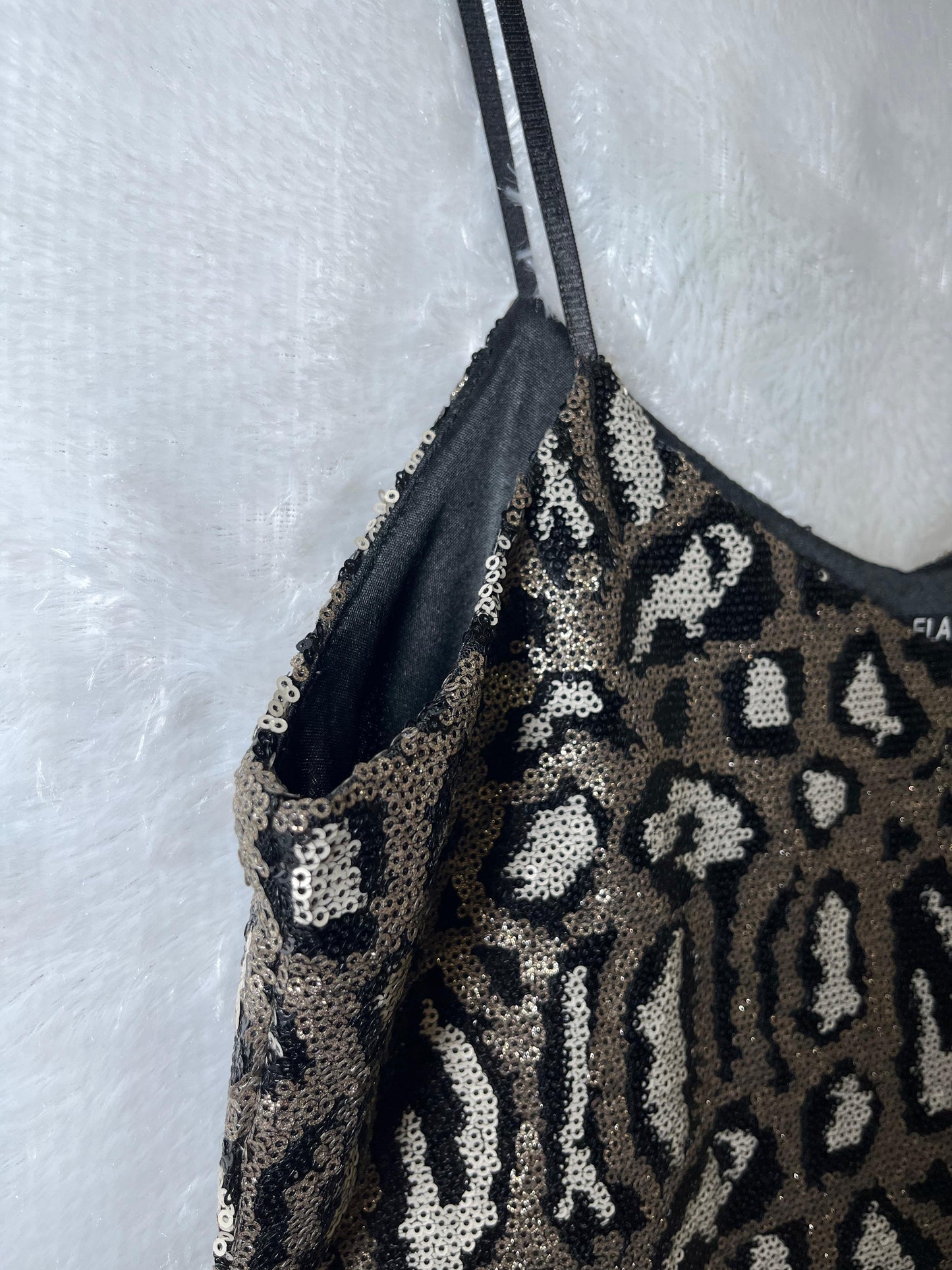 11. Snake Sequin Top