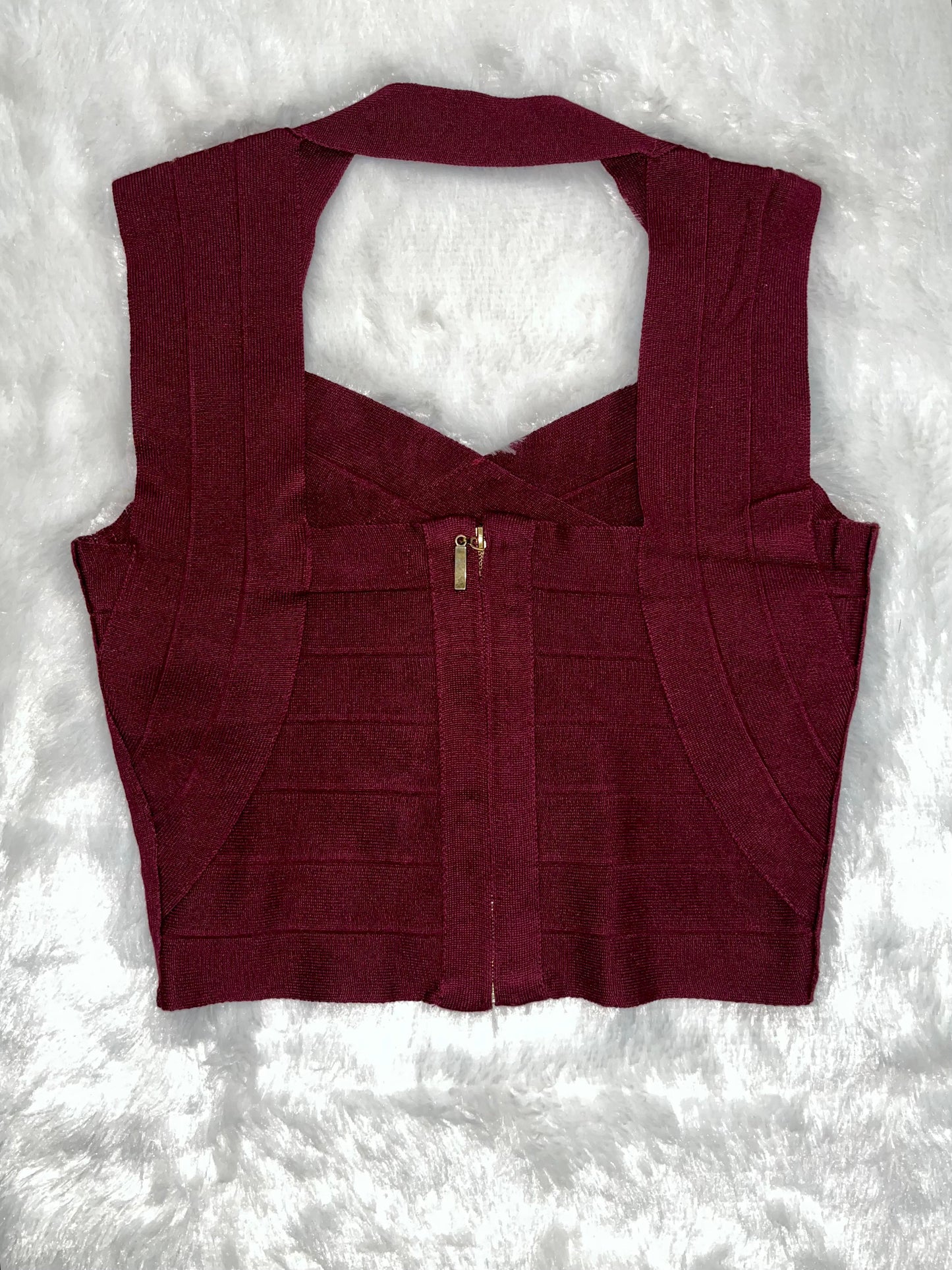 Bandage Fit Halter Crop Top