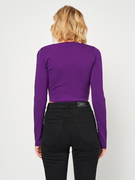 Stradivarius Purple Reign Crop Top