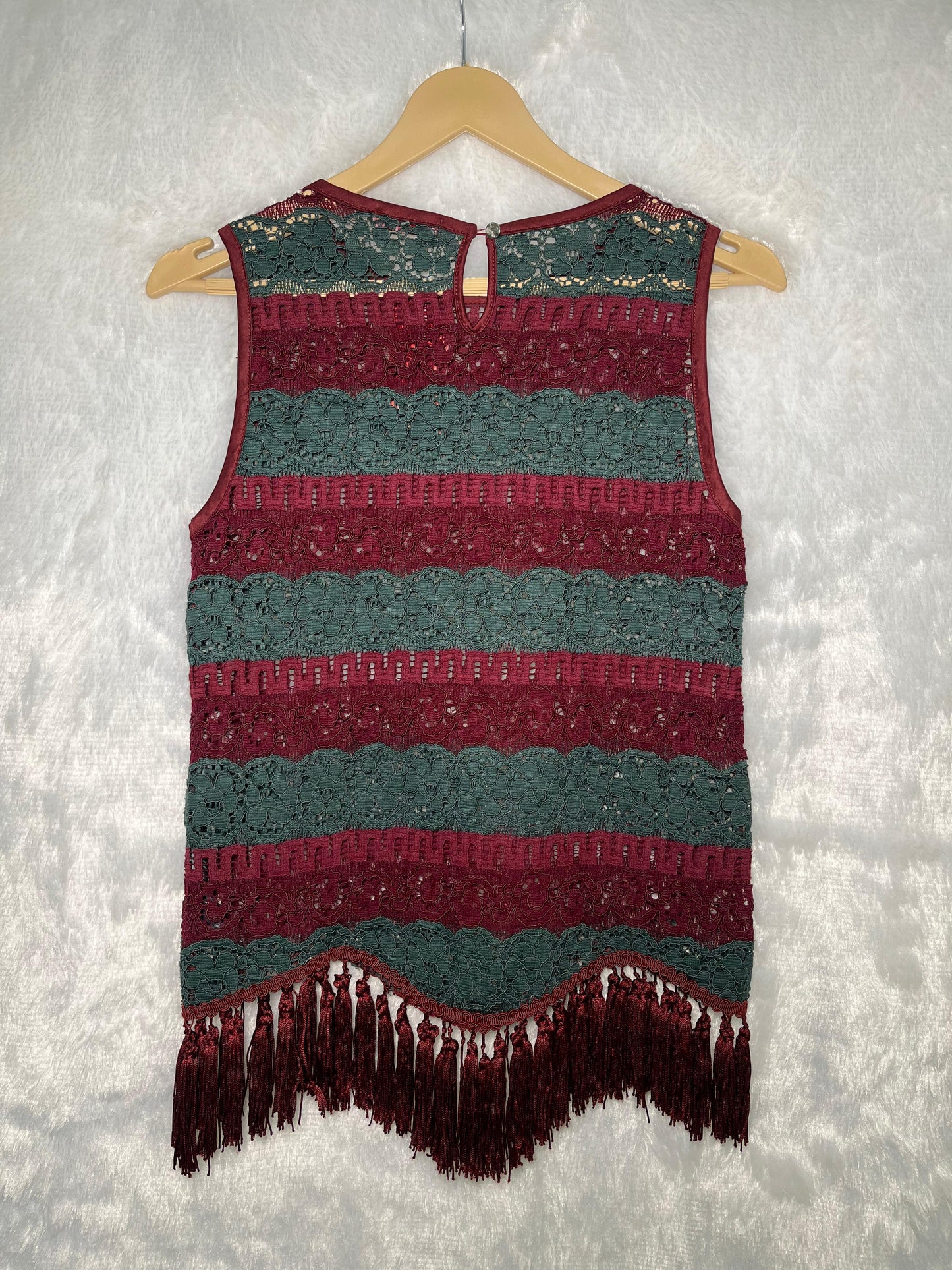 Forever 21 Colorblock Lace Tank