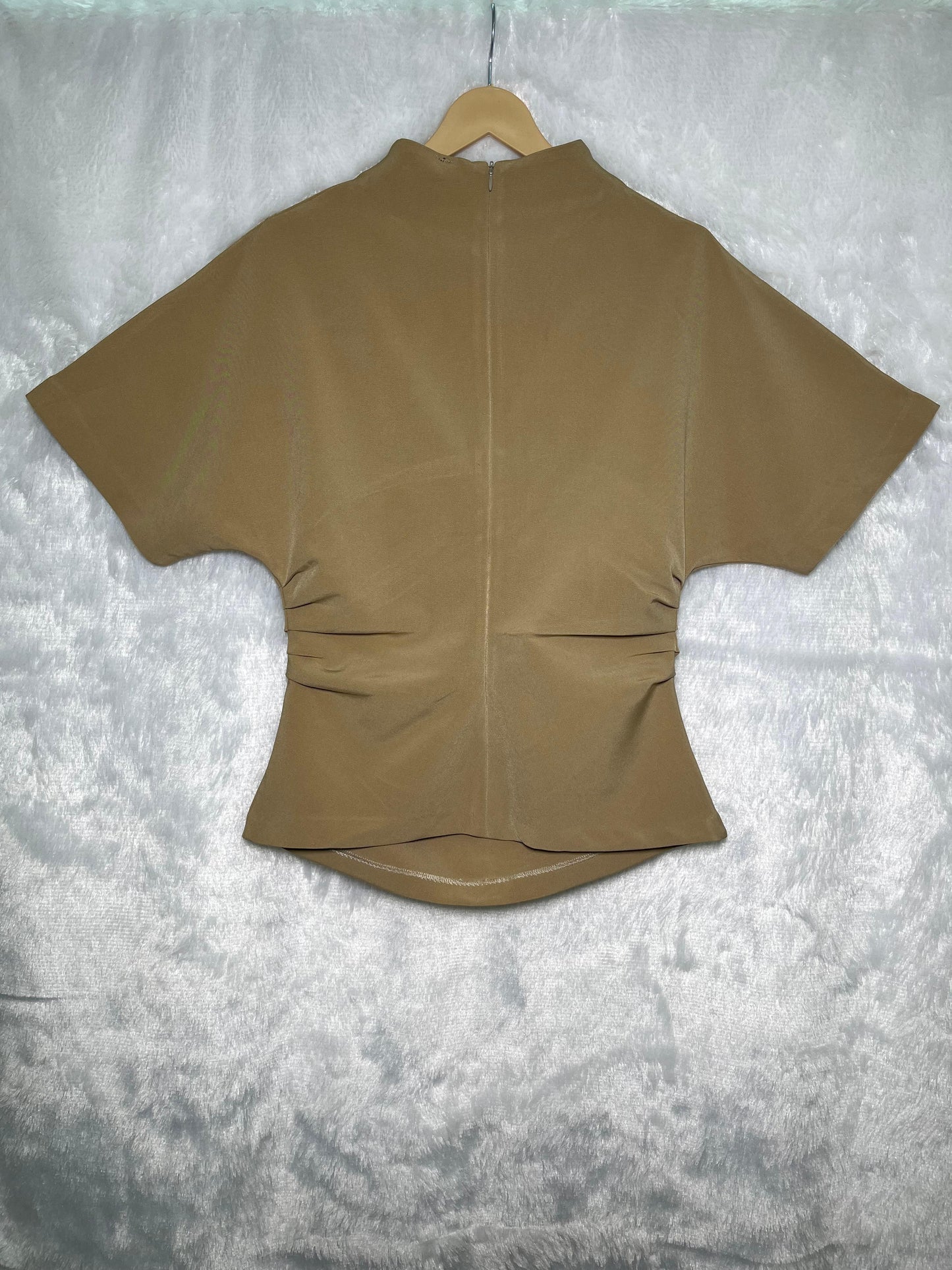 H&M Latte Twist Waist Top