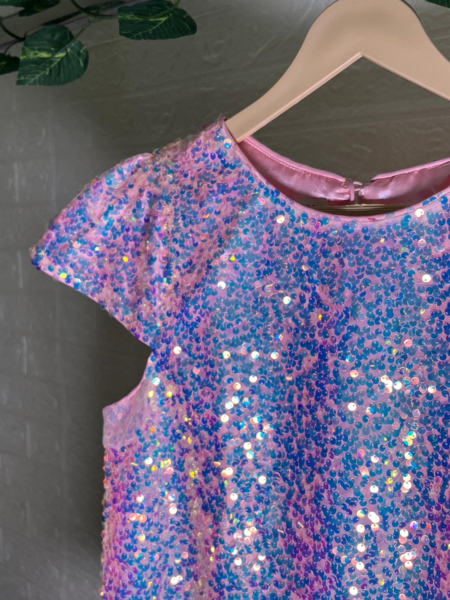 01. Cute Pink Sequin Top