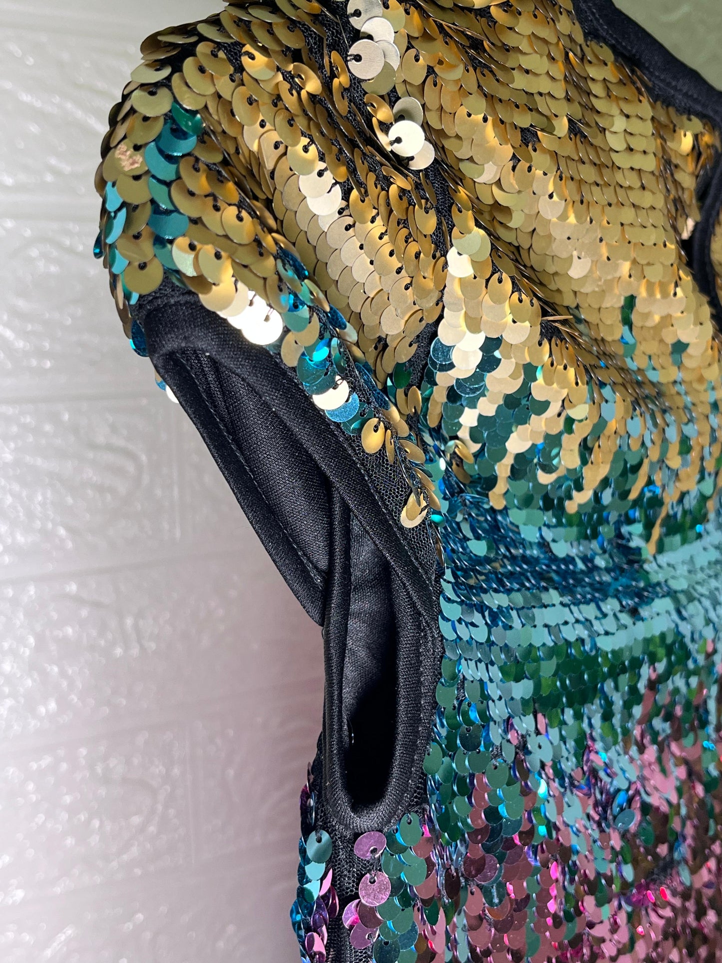 02. Multi-color Sequin Top