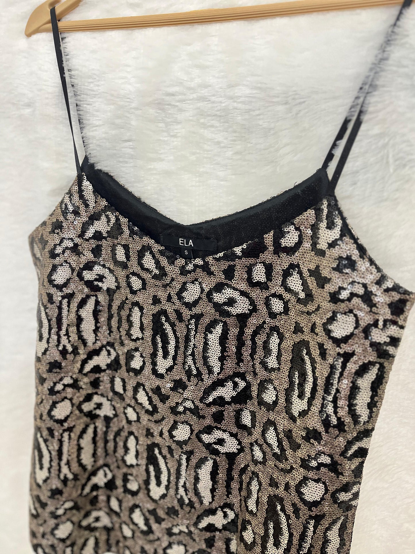 11. Snake Sequin Top