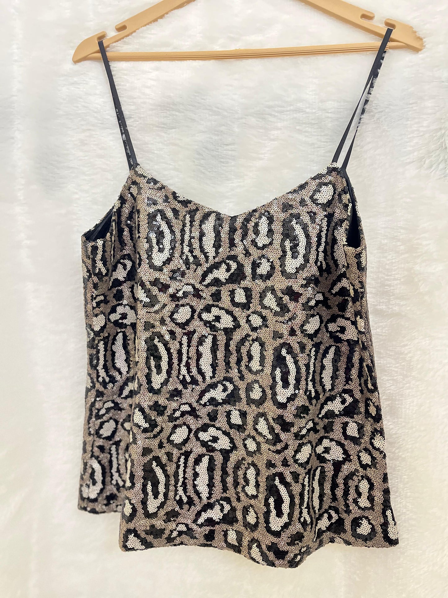 11. Snake Sequin Top