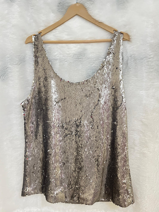 14. Duel Tone (matte & shimmer) Sequin Top