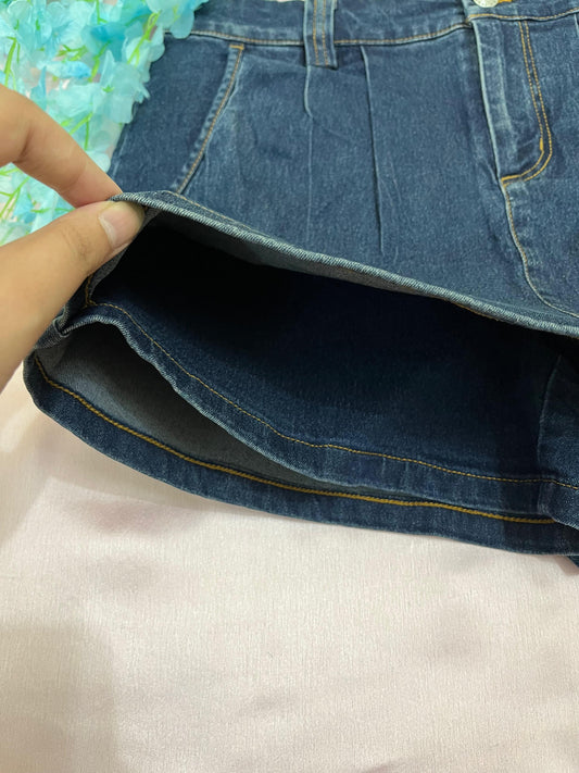11. Denim Skort