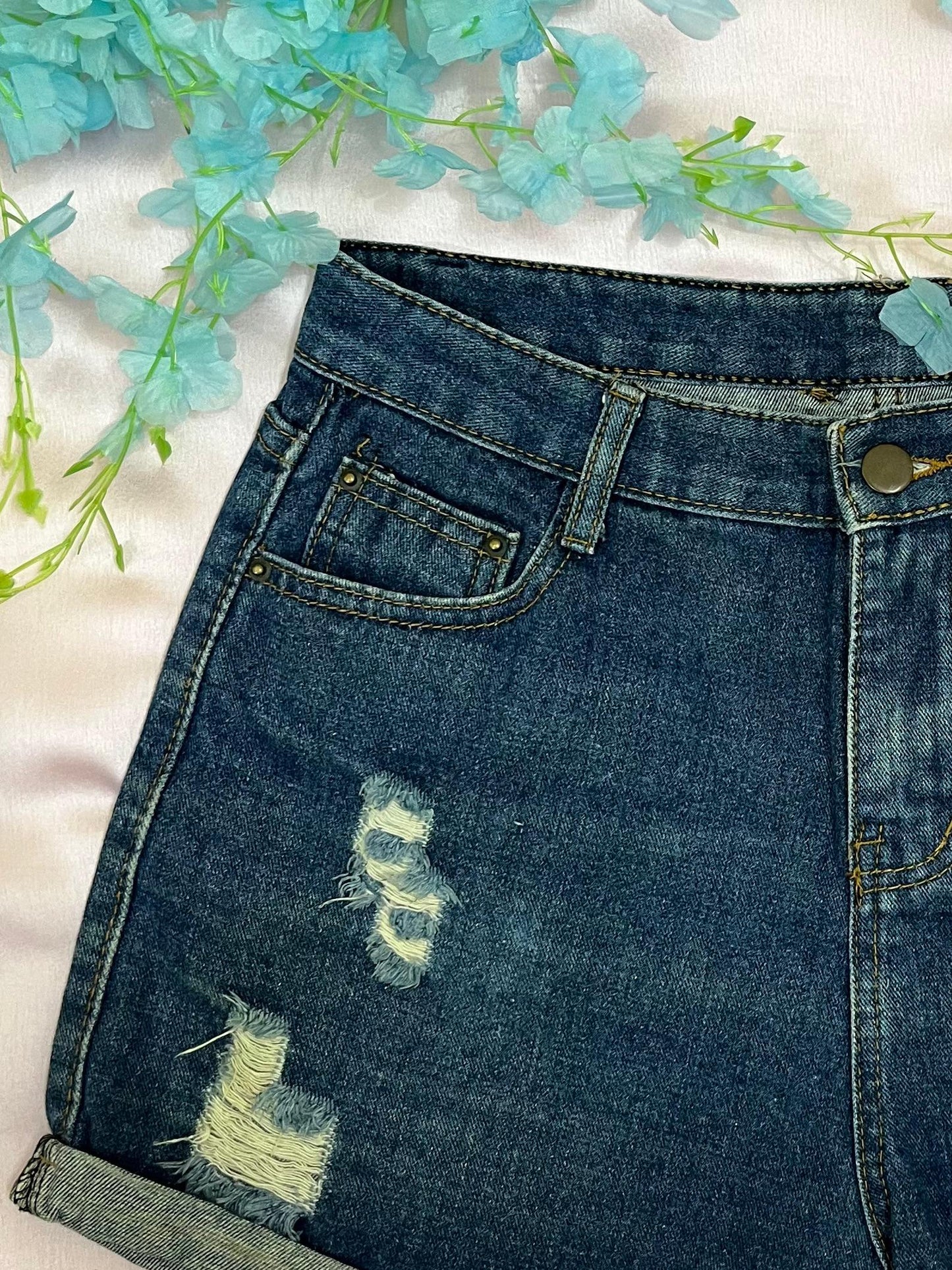 18. Denim Shorts