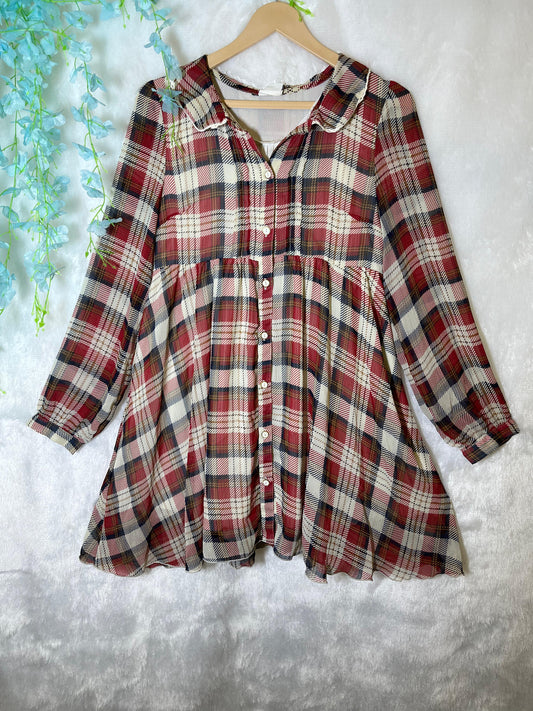 Play It Plaid Dress