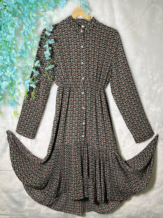 Eclipsed in Flowers Dress