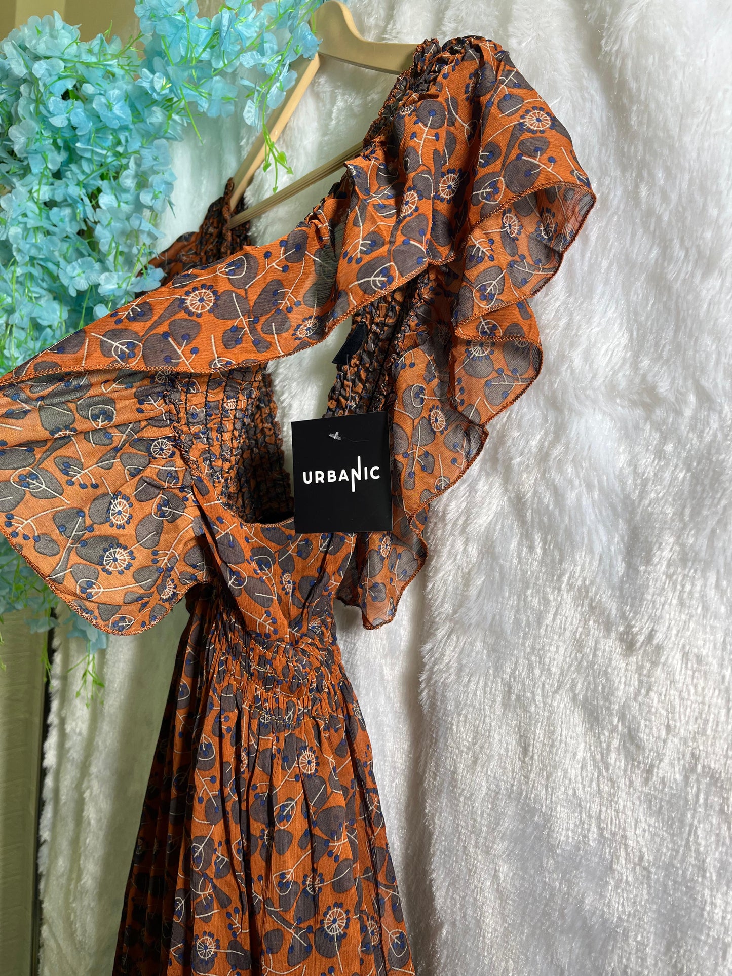 Boho Burnt Dress