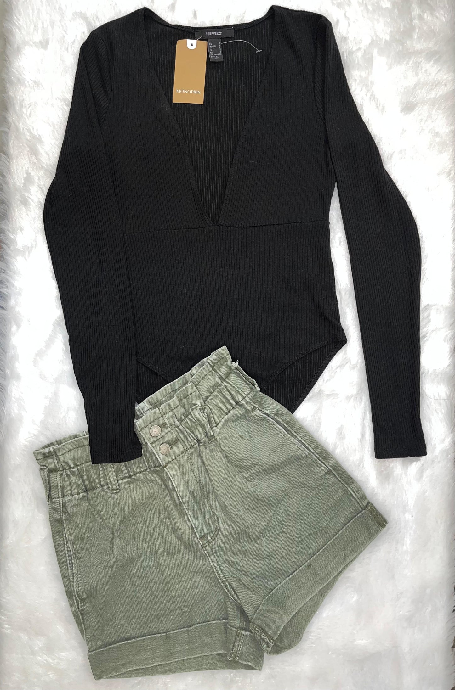 Forever 21 Tie-Front Bodysuit
