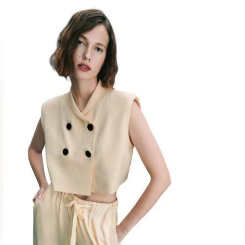 Zara Blazer Babe Crop Top