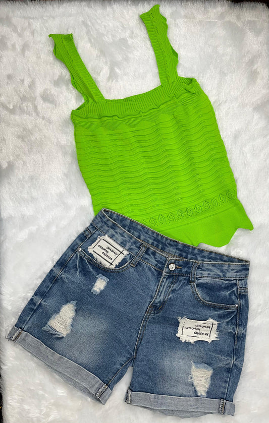 Minty Mood Crop Top