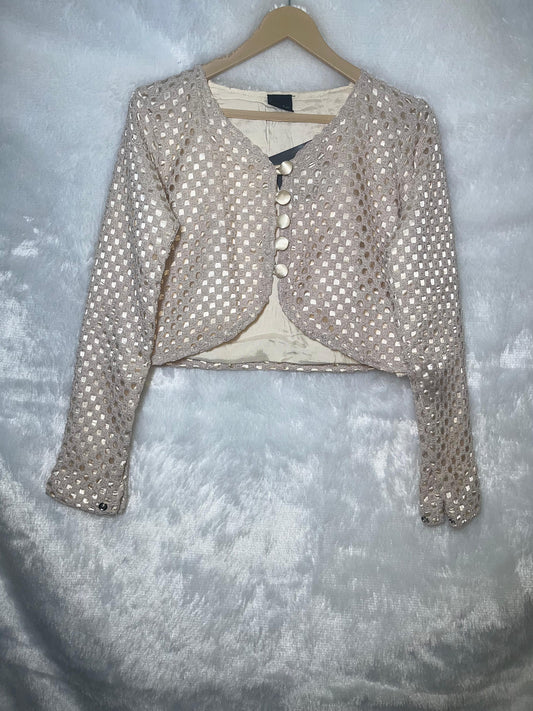Winter Crochet Net Top