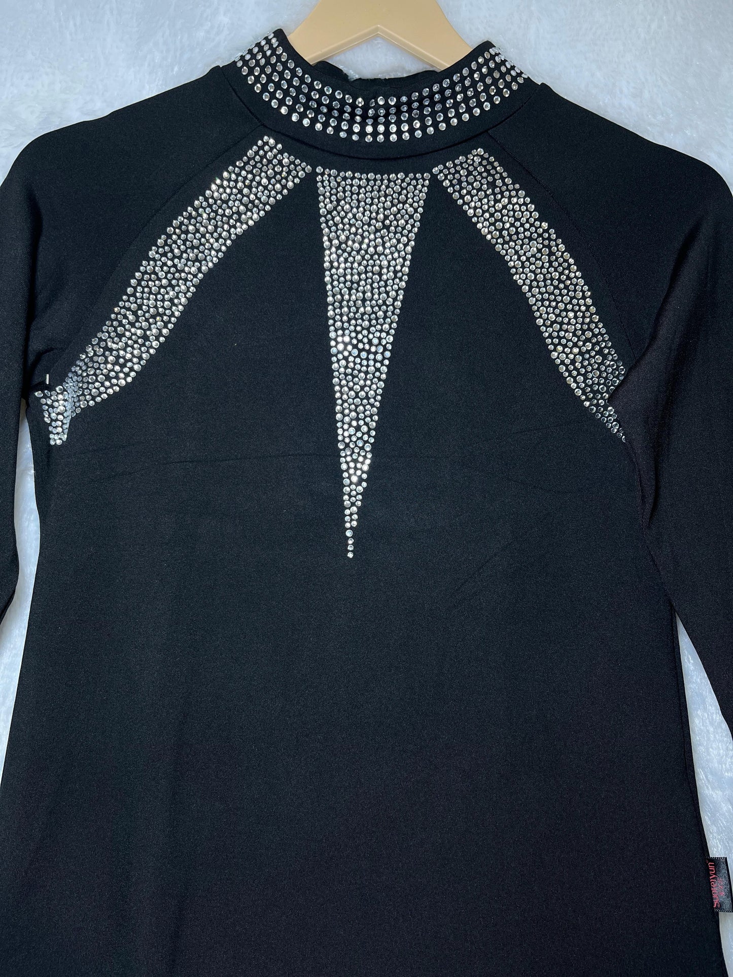 Winter Black Neck Work Top