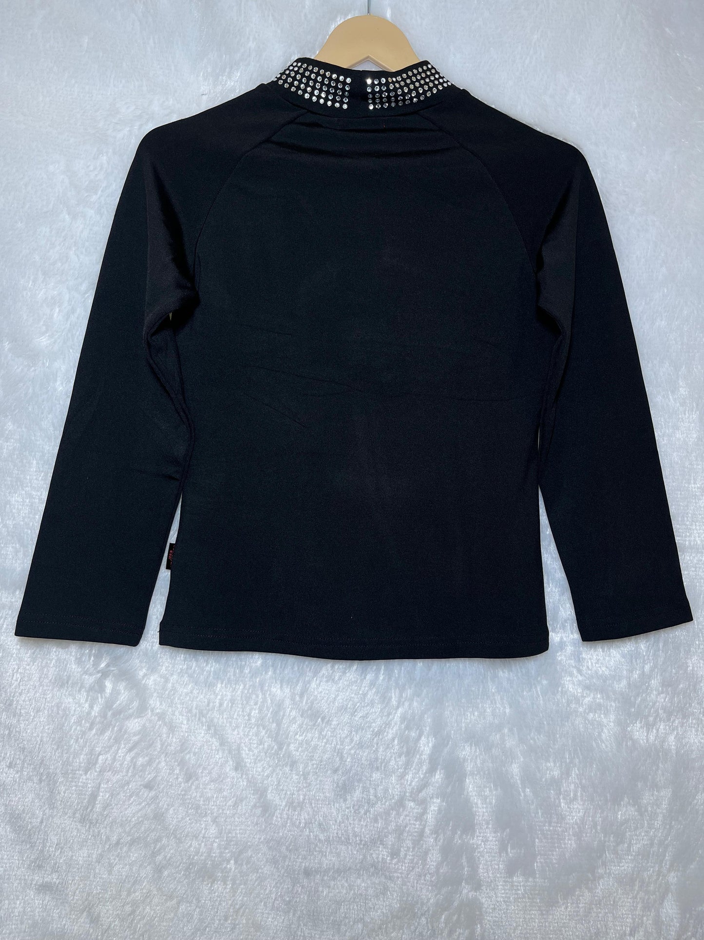 Winter Black Neck Work Top