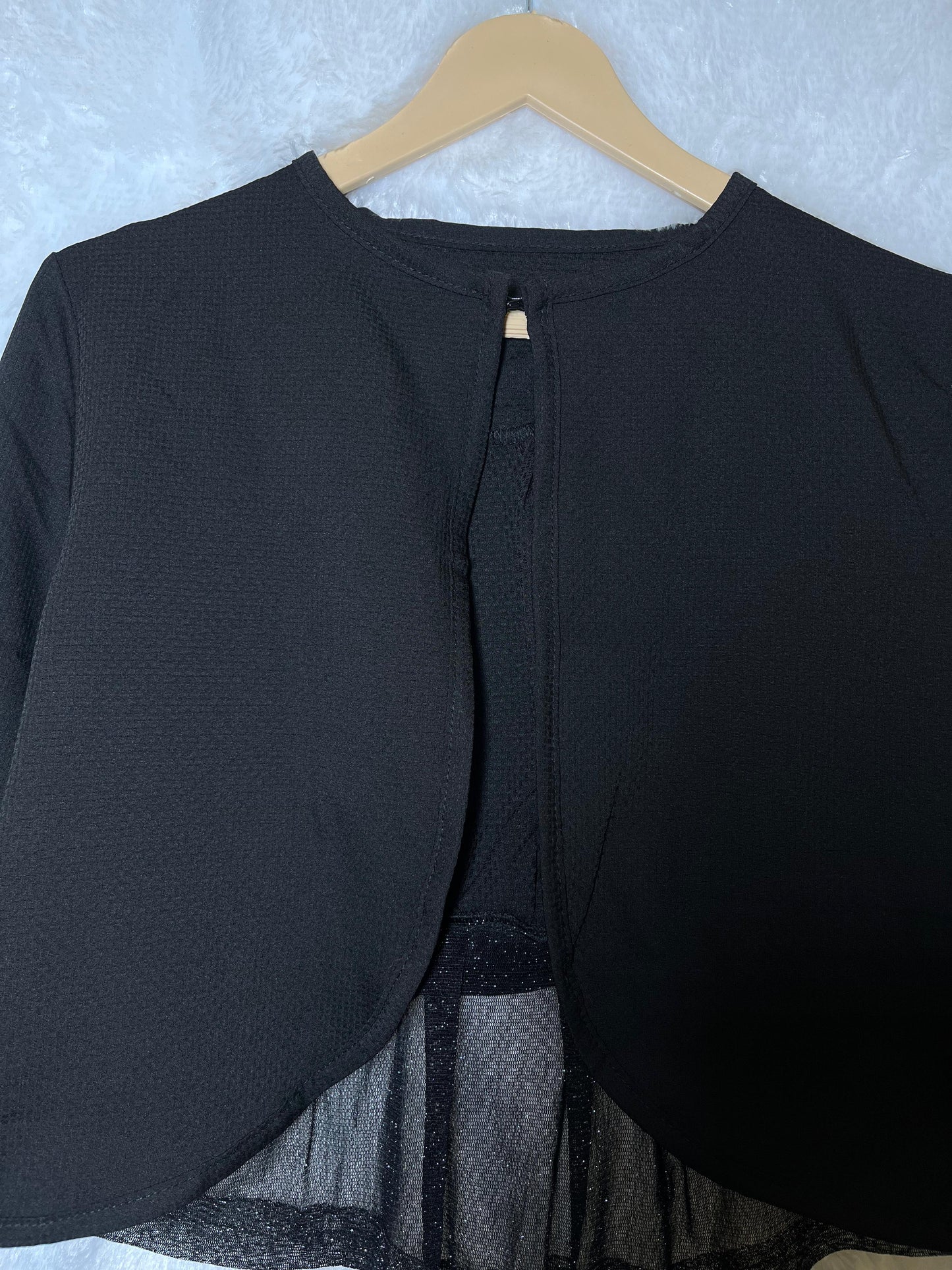Black Bow Cute Top