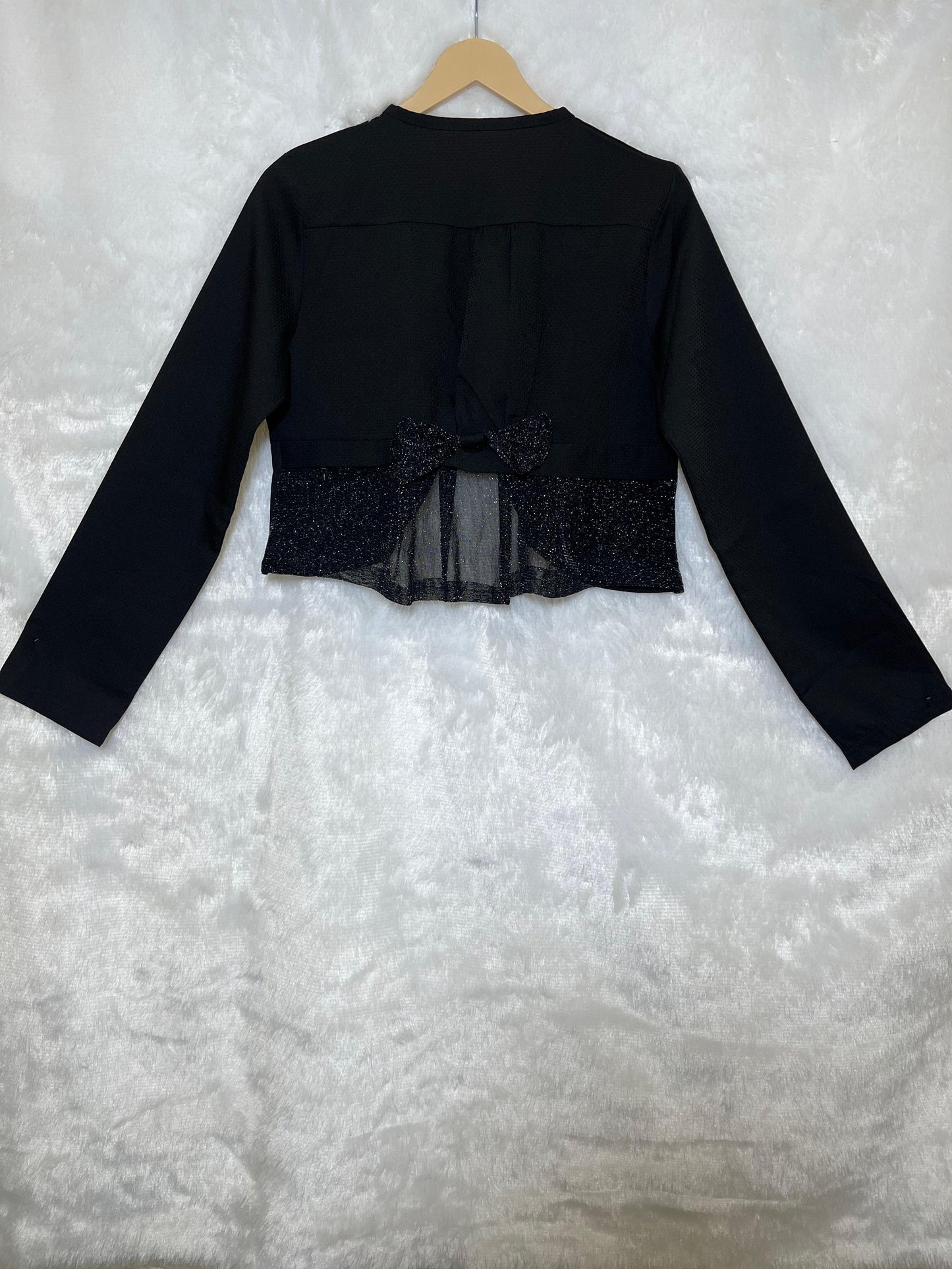 Black Bow Cute Top