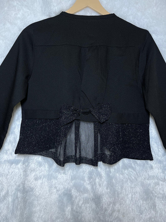 Black Bow Cute Top