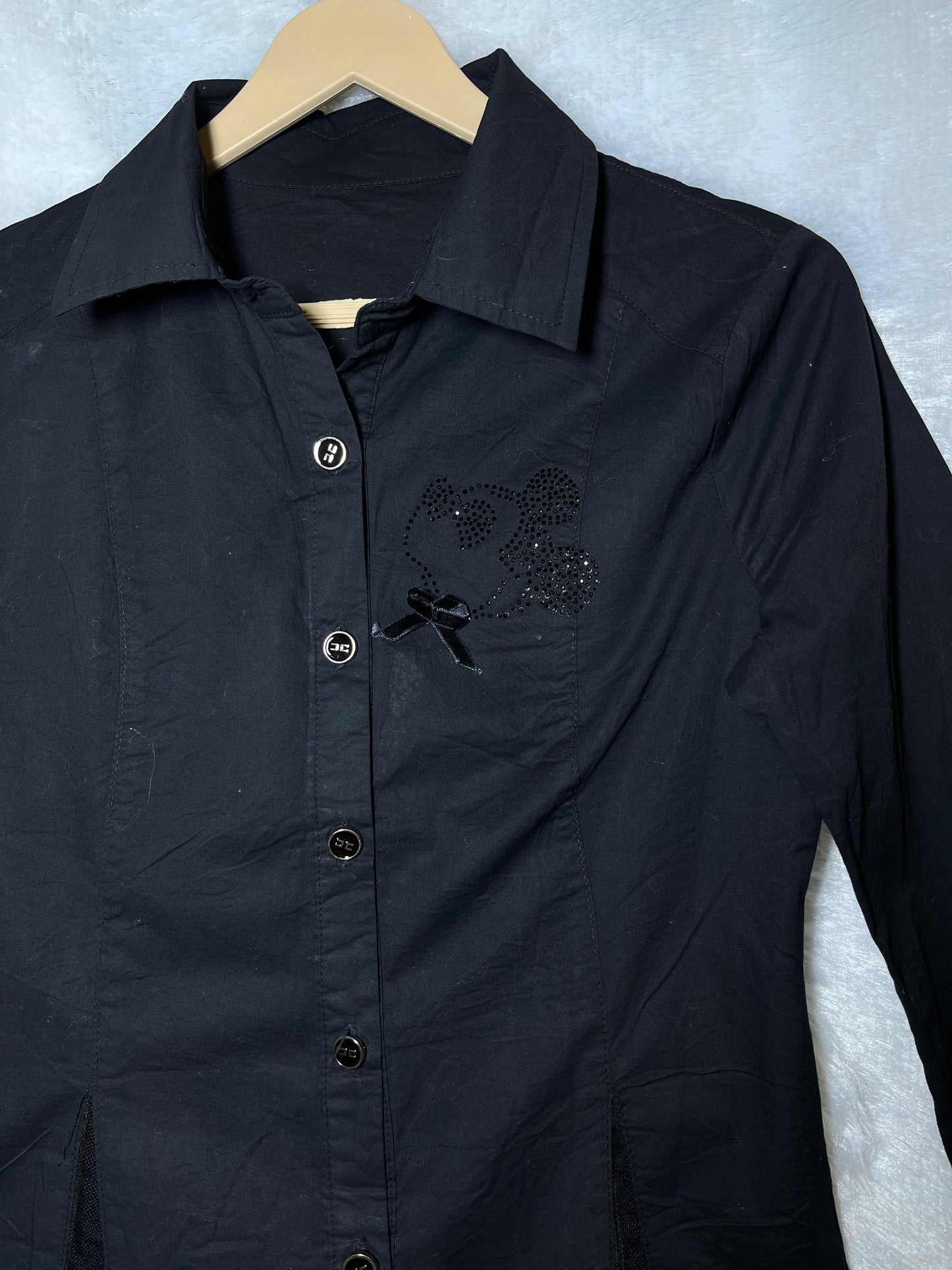 Studded Mickey-Minnie Shirt