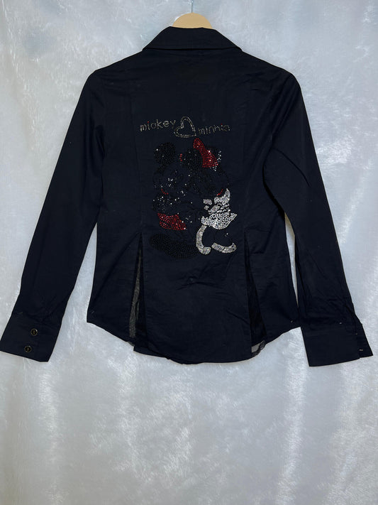 Studded Mickey-Minnie Shirt