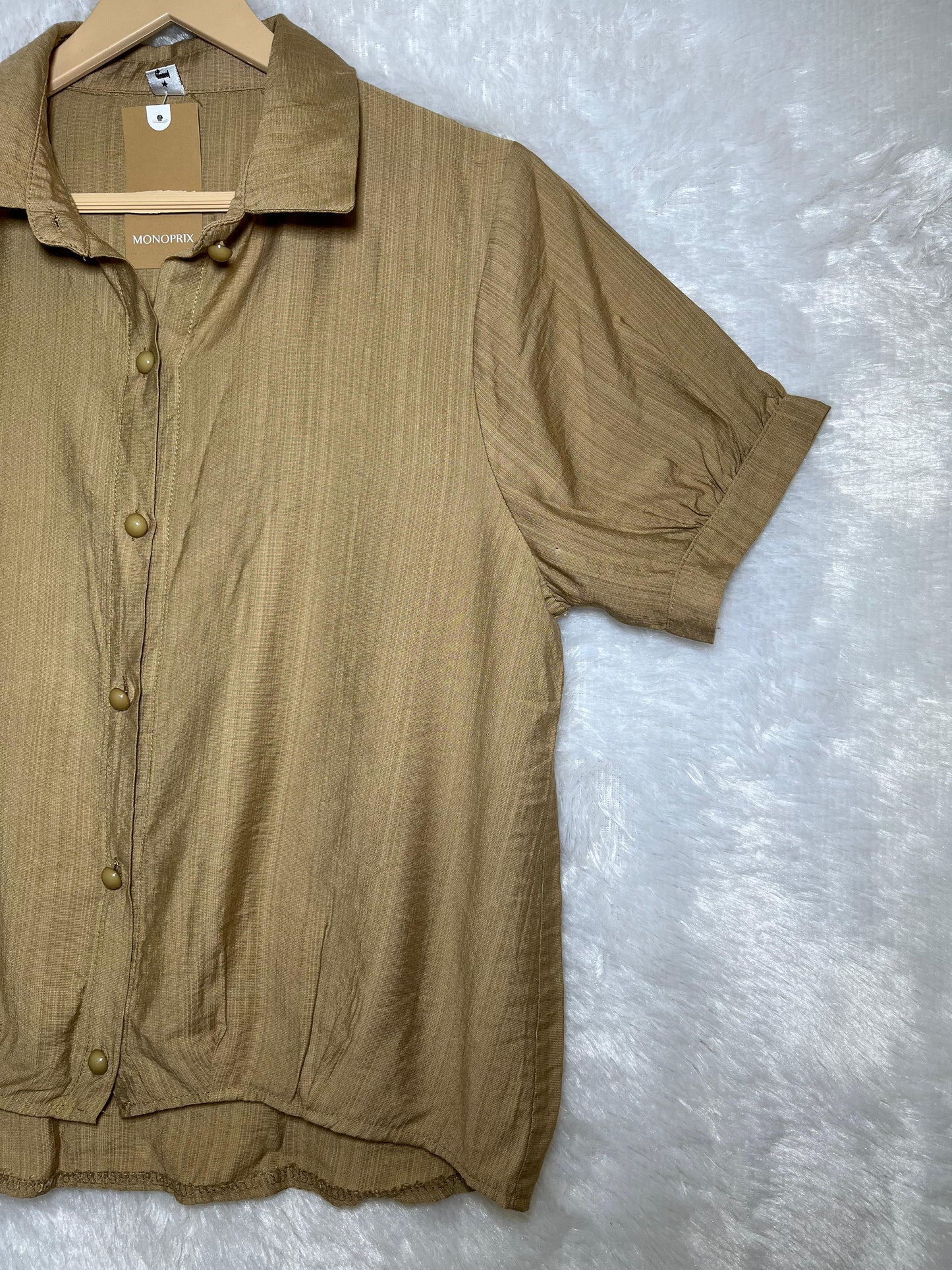 Neutral Tone Beige Shirt