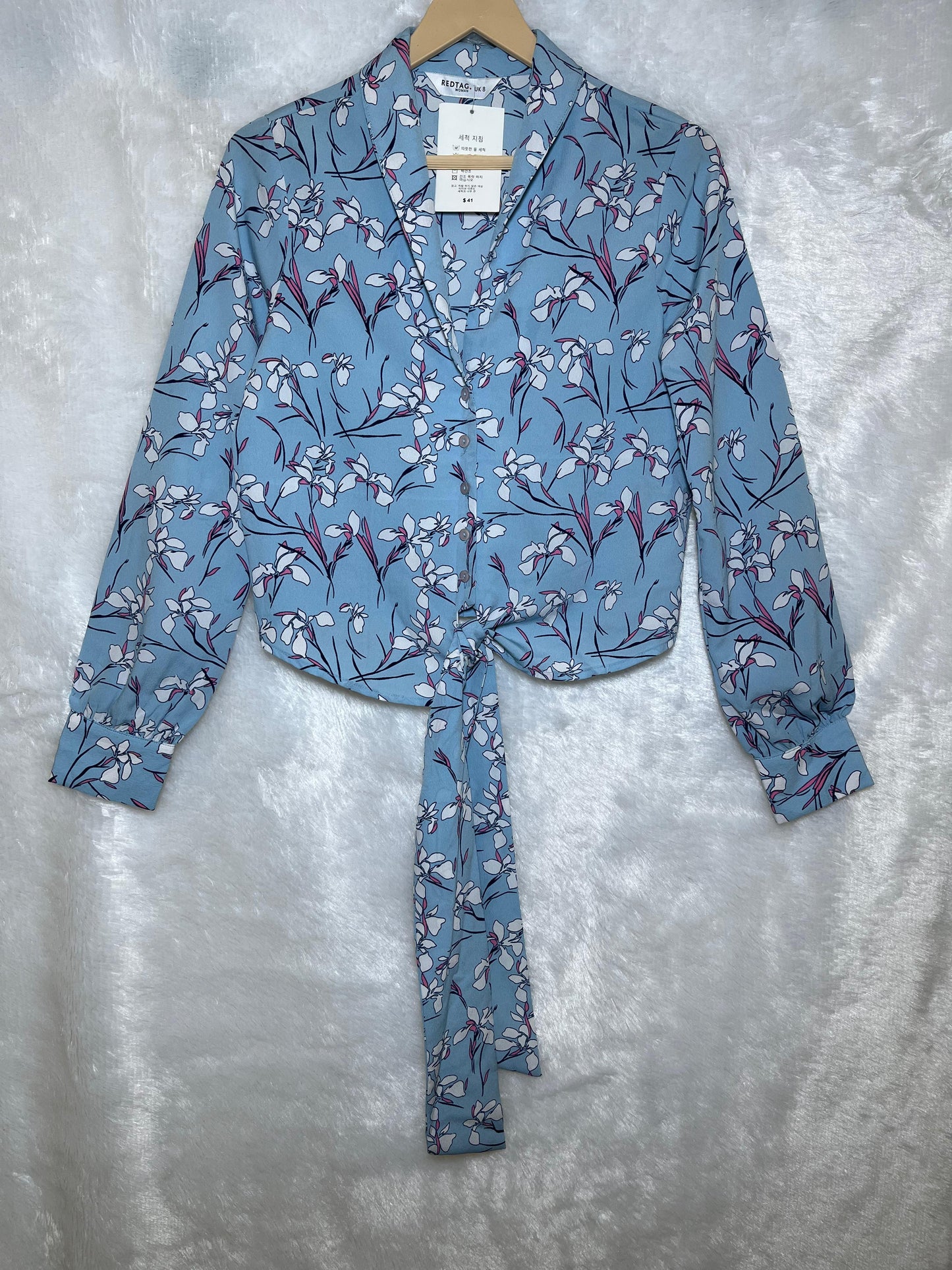 Breezy Sky Floral Shirt