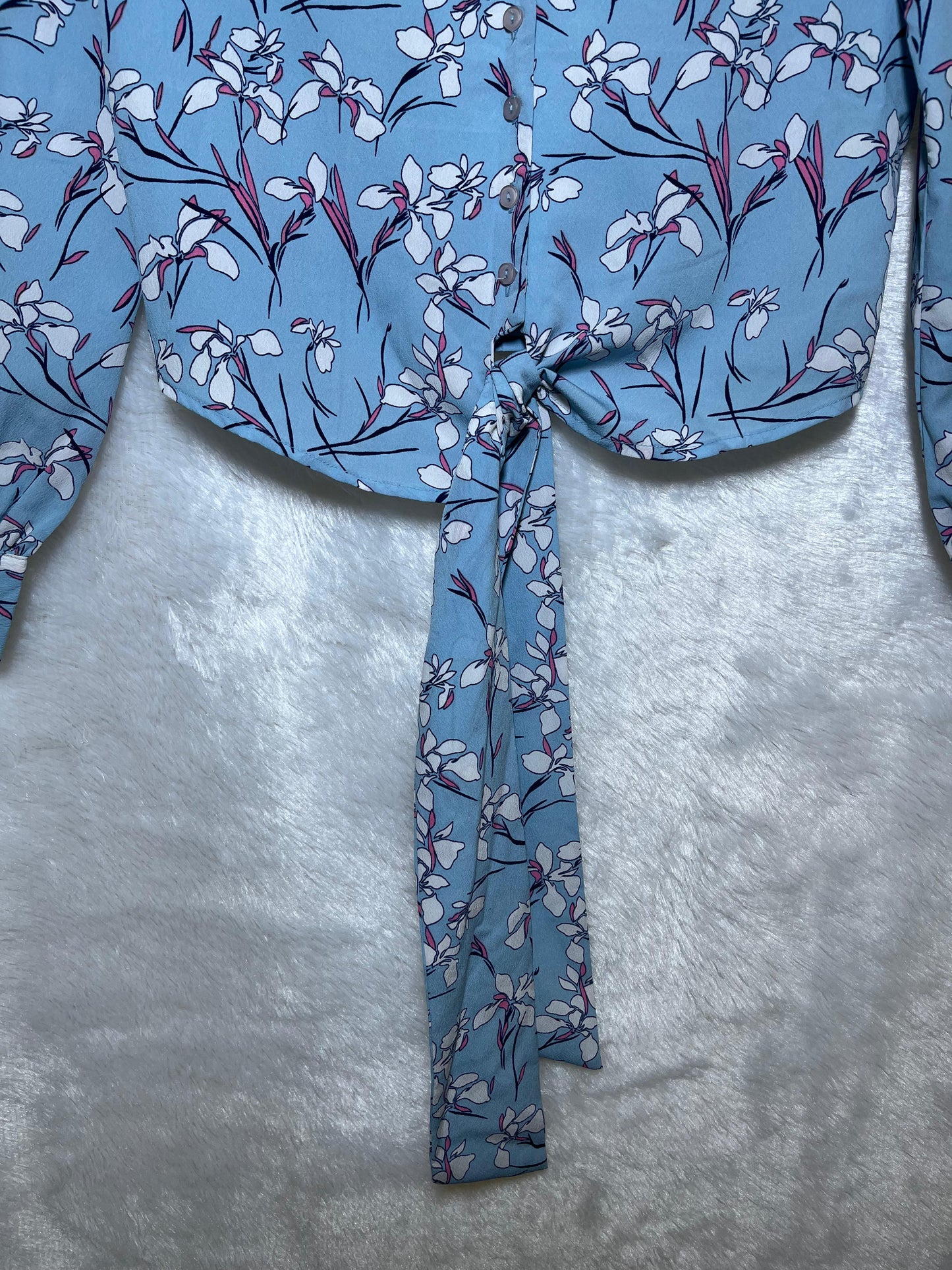 Breezy Sky Floral Shirt