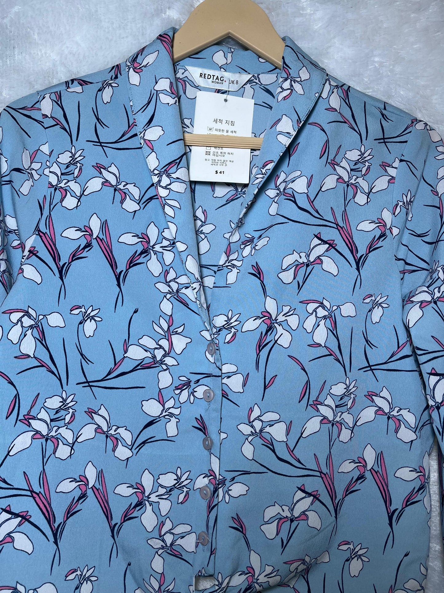 Breezy Sky Floral Shirt