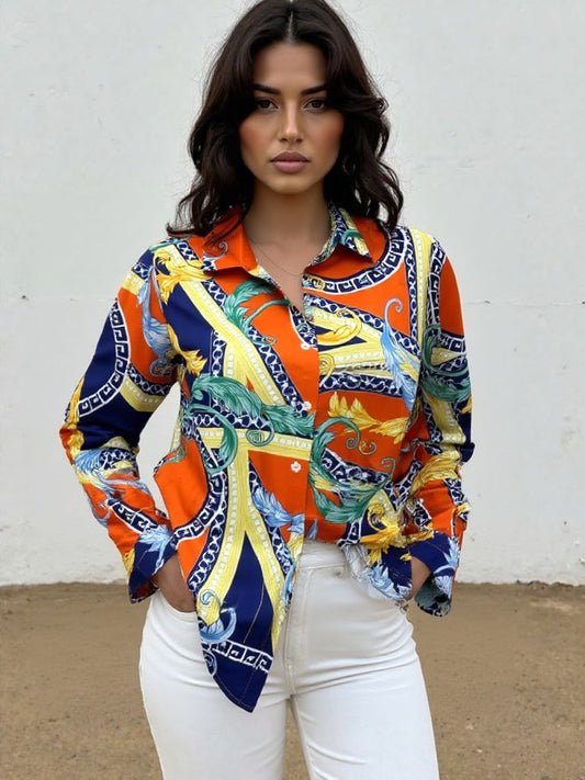 Abstract Aura Statement Shirt